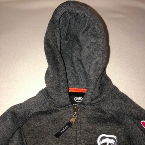 Ecko Kids Gray Full zipper Hoodie Jacket - Picture 7 of 8